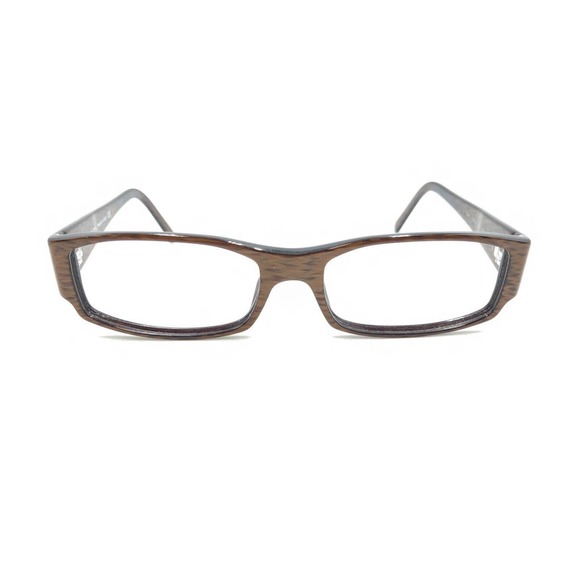 Prada VPR 03H 7BP-1O1 Brown Rectangle Eyeglasses Frames 53-16 135 Italy Designer - Picture 6 of 12